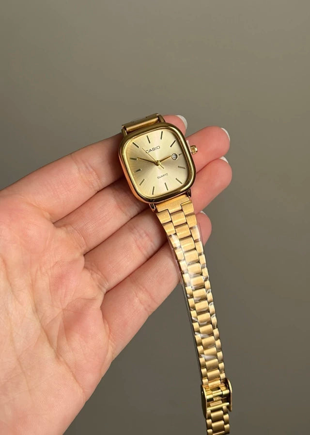 RELÓGIO CÁSSIO OURO P