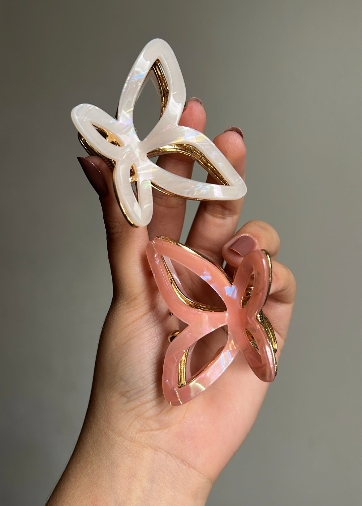 PRESILHA BORBOLETA ACETATO